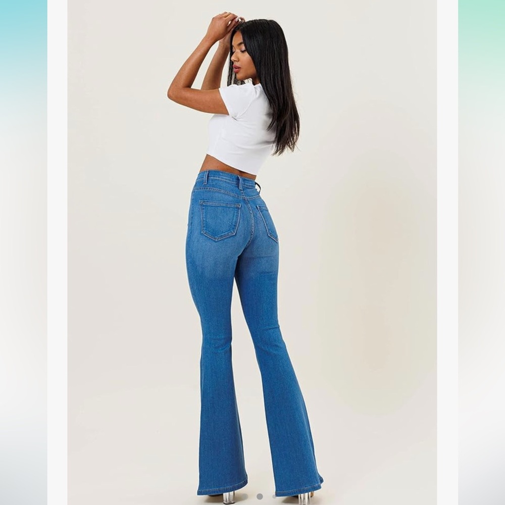 Flare Jean with raw hem